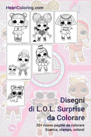 Disegni di L.O.L. Surprise da Colorare