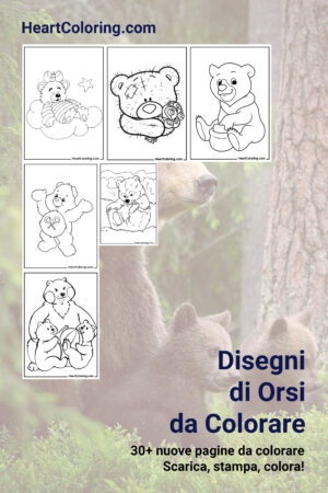 Disegni di Orsi da Colorare