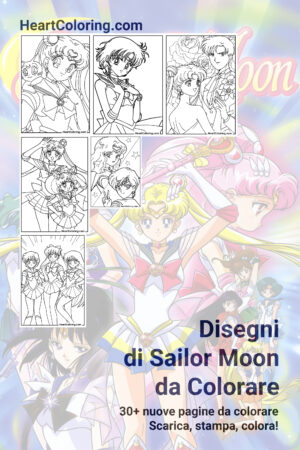 Disegni di Sailor Moon da Colorare