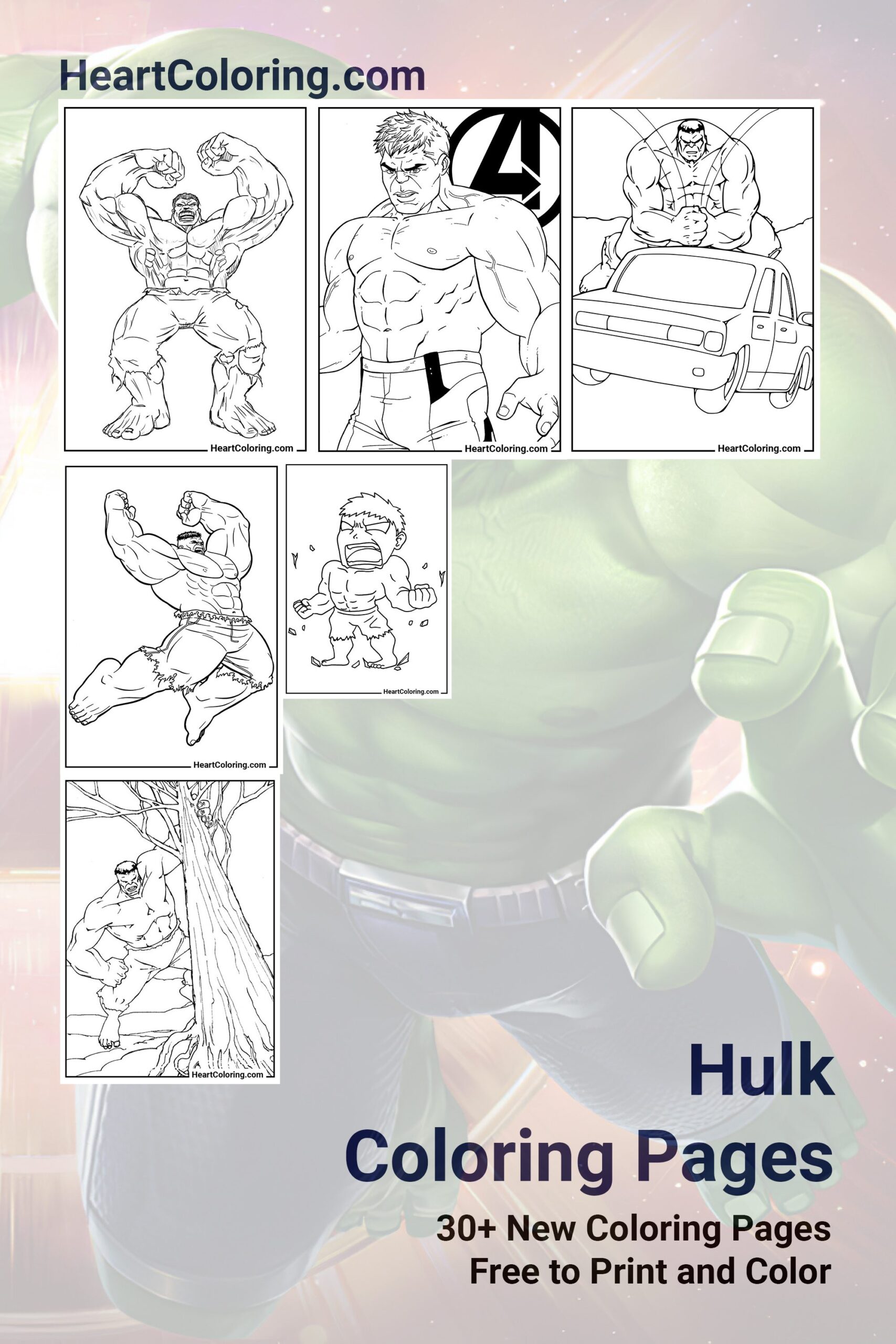Hulk Coloring Pages