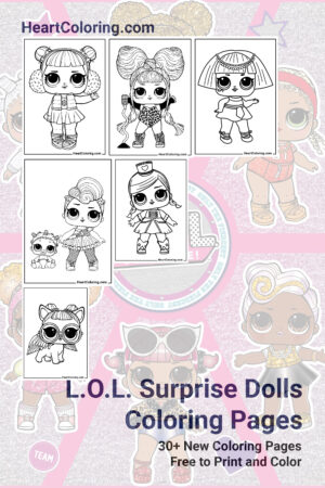 L.O.L. Surprise Dolls Coloring Pages