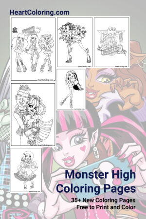 Monster High Coloring Pages