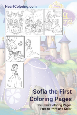 Sofia the First Coloring Pages