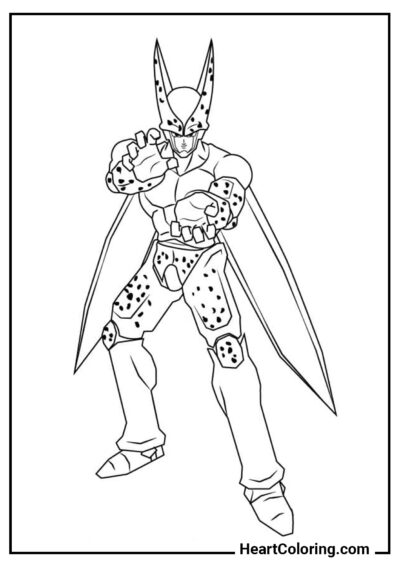 Cell - Dragon Ball Z Coloring Pages