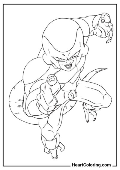 Frieza - Dragon Ball Z Coloring Pages