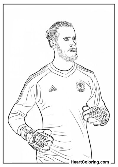 Sergio Ramos - Football Coloring Pages