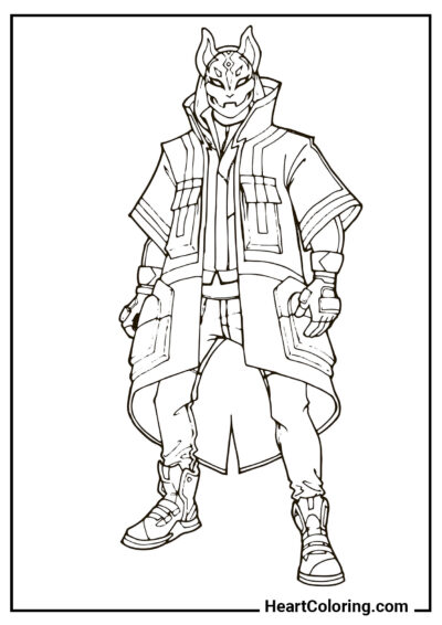 Drift - Fortnite Coloring Pages