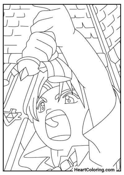 Home printable: Link in the Heat of Battle