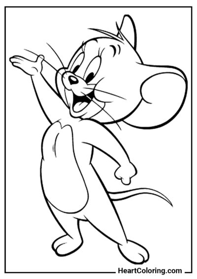 Jerry Souris - Coloriages de Tom et Jerry