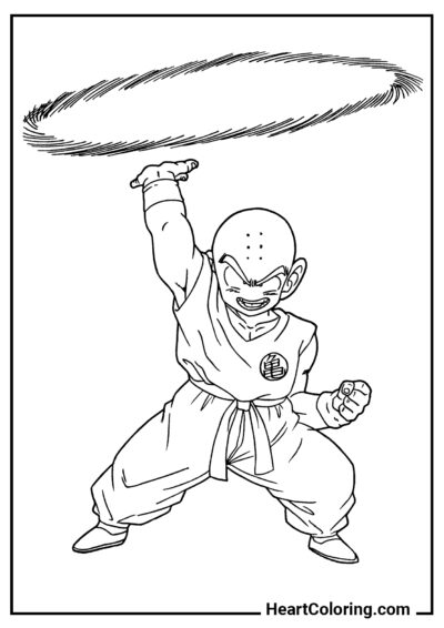Crilin da Dragon Ball - Disegni di Dragon Ball Z da Colorare