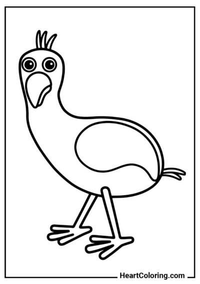 Opila Bird - Garten of Banban Coloring Pages