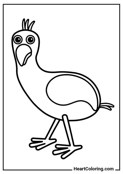 Opila Bird - Garten of Banban Coloring Pages