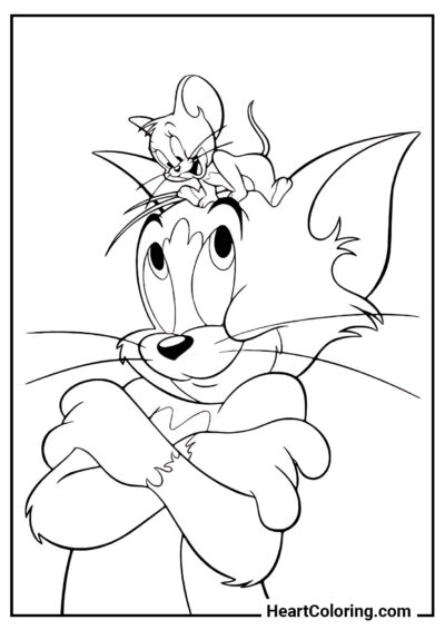 Tom e Jerry - Desenhos do Tom e Jerry para Colorir