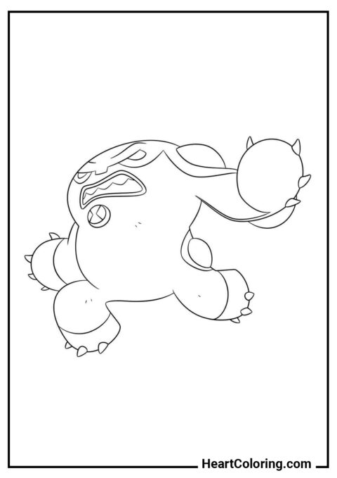 Cannonbolt - Ben 10 Coloring Pages