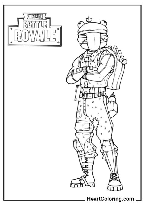 Beef Boss - Fortnite Coloring Pages