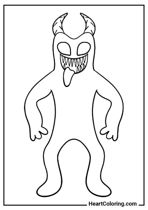 Evil BanBan - Garten of Banban Coloring Pages