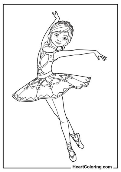 Felicie - Dibujos de Bailarina para Colorear