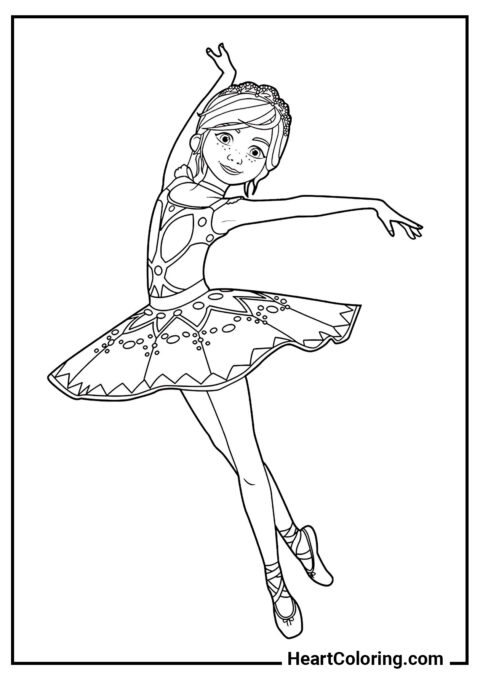 Felicie - Ballerina Coloring Pages