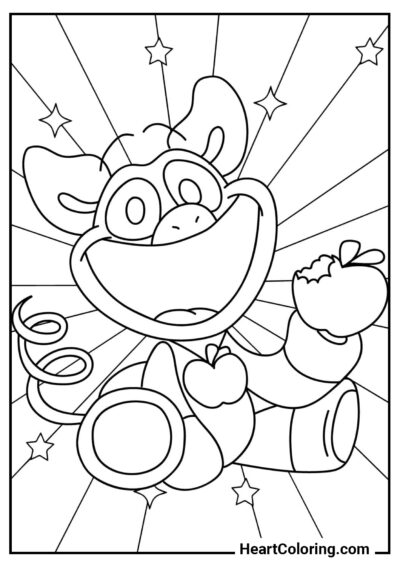 PickyPiggy - Smiling Critters Coloring Pages