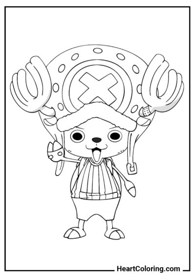 Tony Tony Chopper - Coloriages One Piece