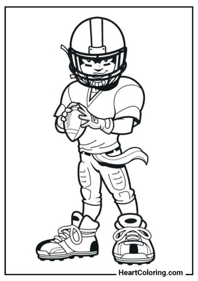American football - Football Coloring Pages