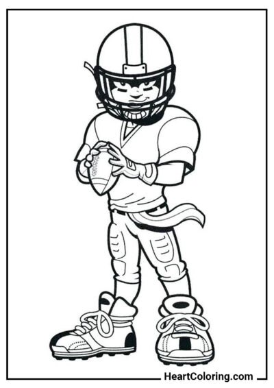 Football américain - Coloriages de Football