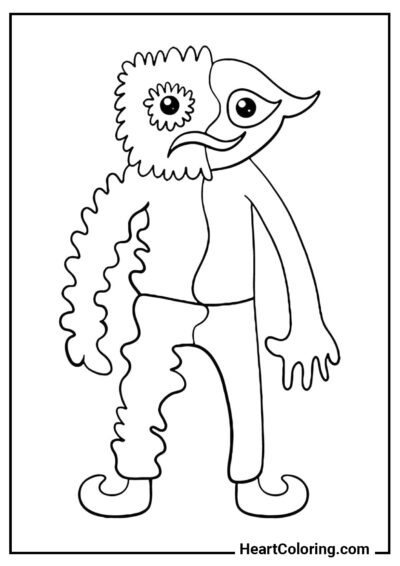 Bittergiggle - Garten of Banban Coloring Pages