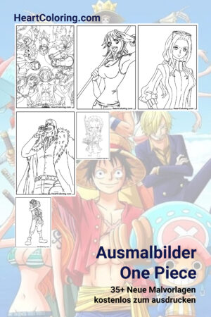 Ausmalbilder One Piece