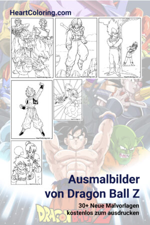 Ausmalbilder von Dragon Ball Z