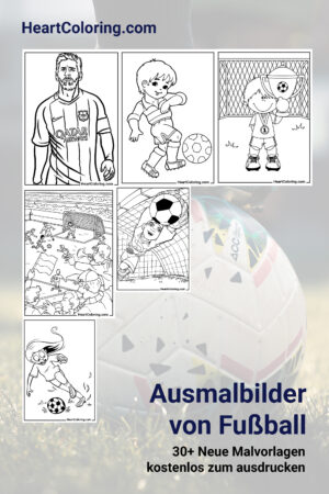 Ausmalbilder von Fußball