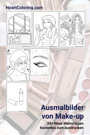 Ausmalbilder von Make-up