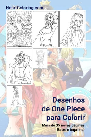 Desenhos de One Piece para Colorir