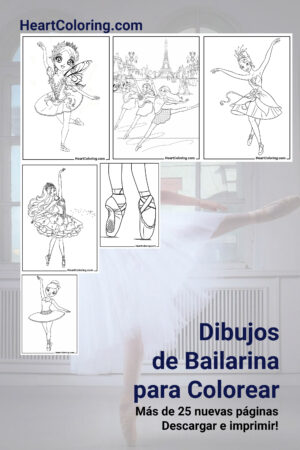 Dibujos de Bailarina para Colorear