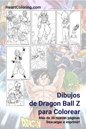 Dibujos de Dragon Ball Z para Colorear