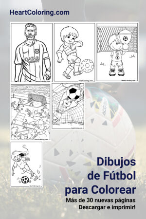 Dibujos de Fútbol para Colorear