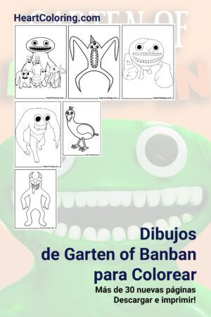 Dibujos de Garten of Banban para Colorear