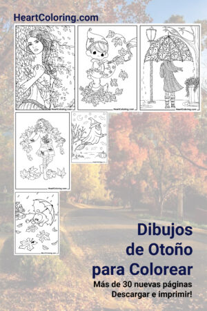 Dibujos de Otoño para Colorear