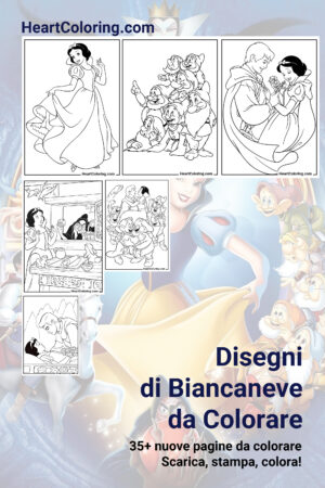 Disegni di Biancaneve da Colorare