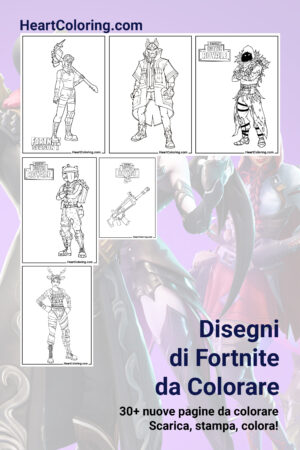 Disegni di Fortnite da Colorare