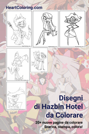 Disegni di Hazbin Hotel da Colorare