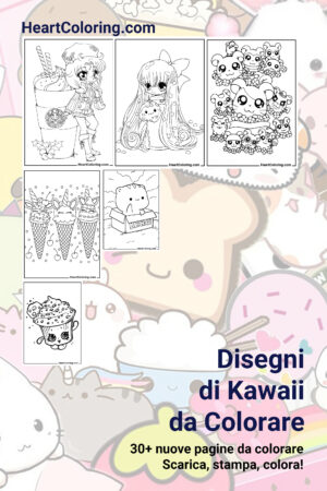 Disegni di Kawaii da Colorare