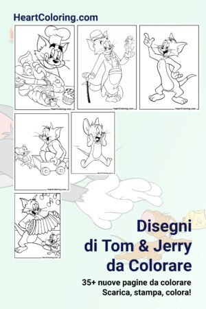 Disegni di Tom & Jerry da Colorare