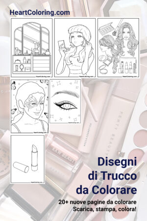 Disegni di Trucco da Colorare