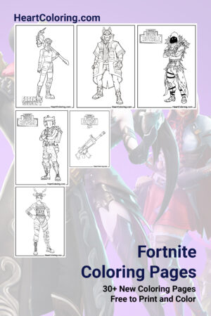 Fortnite Coloring Pages