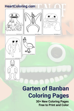 Garten of Banban Coloring Pages