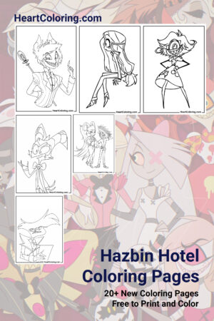 Hazbin Hotel Coloring Pages