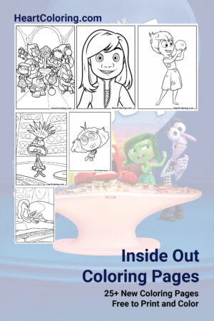 Inside Out Coloring Pages