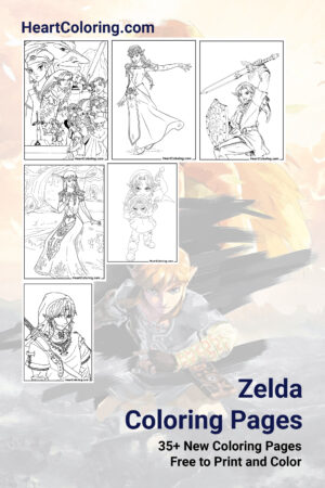 Zelda Coloring Pages