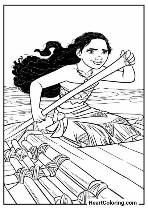 Vaiana - Coloriages de Vaiana