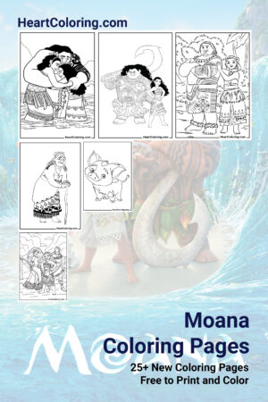 Moana Coloring Pages for Printing